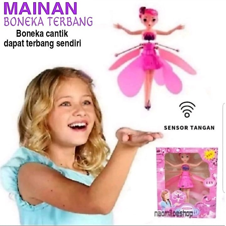 Boneka Terbang Mainan Terbang Sensor Tangan Boneka Terbang