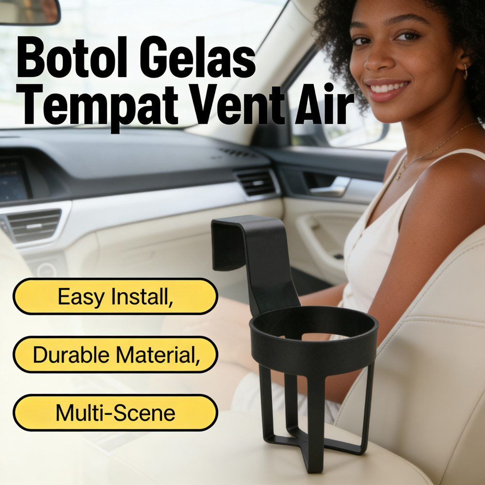 Gelas Car Organizer Mobil Support Vent Drink Vent Drink