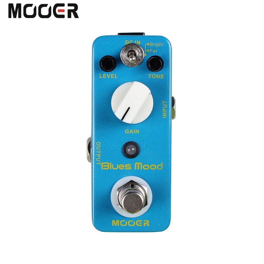 MOOER Blues Mood Overdrive Guitar Effect Pedal Blues Style 2 Modes(Bright/Fat) True Bypass Full Meta