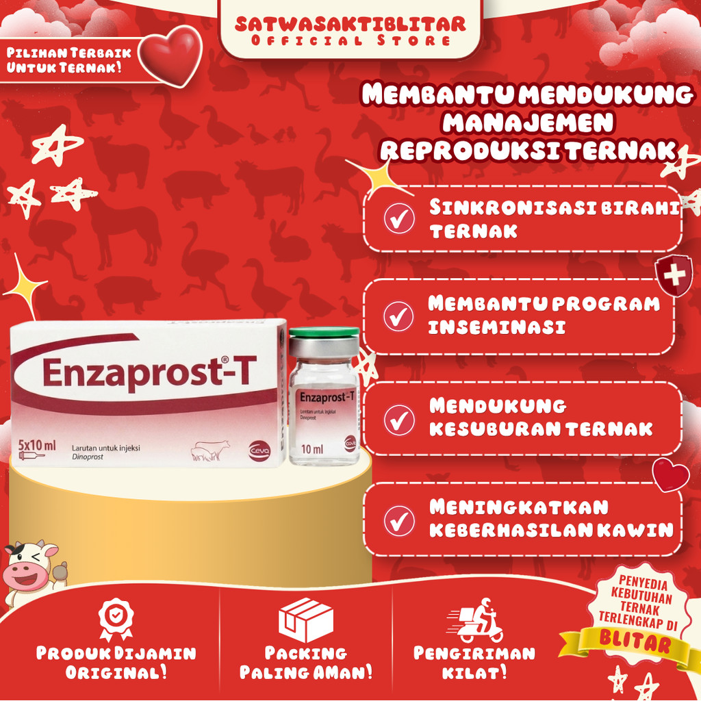 ENZAPROST 10ML HORMON PGF2A UNTUK TERNAK - Sinkronisasi pengobatan dll