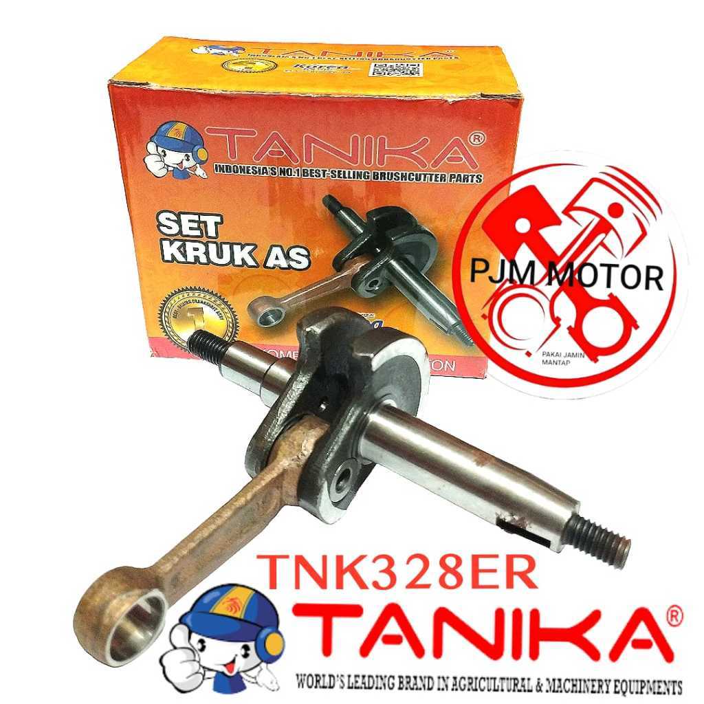 COD TANIKA 328 ER CRANKSHAFT kruk as kro as bandulan mesin potong rumput MEREK TANIKA 328ER 338