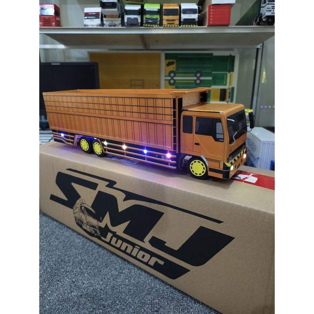 TINATAH Miniatur Truk Tronton Fuso Ranger Fuso Fighter Fuso#miniatur truk kayu#mainan edukasi