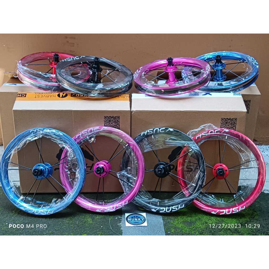 Foto Xpush Wheelset Velg Rims 12 inch Pushbike Balance Bike Alloy Racing X Push