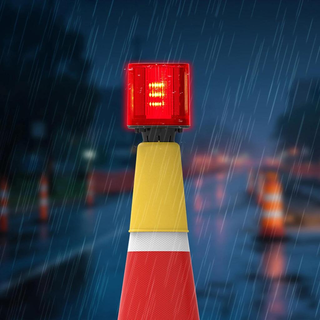 Solar Traffic Tower Crane ning Light LED Bulb Lamp Traffic Alarm Light for Construction Traffic Fact