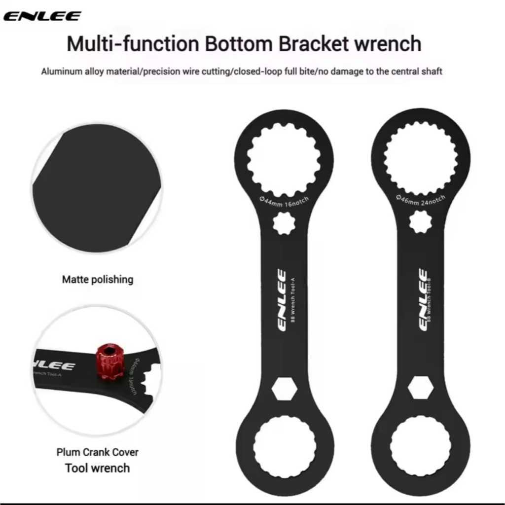 Foto Enlee Tool kunci untuk buka Bottom bracket BB Double Type Shimano Sram Dub sepeda