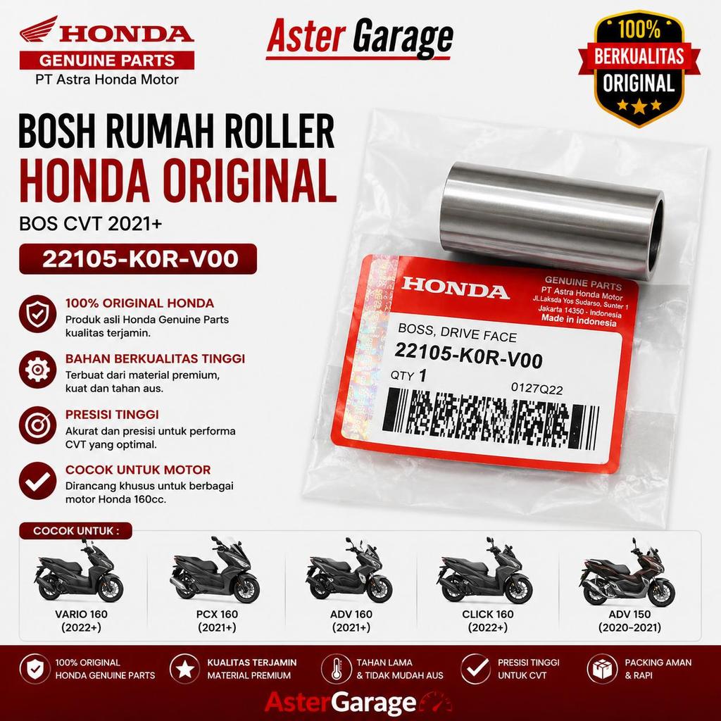 Bosh Rumah Roller Honda Vario 160 PCX 160 ADV 160 Original | Bos CVT 2021+