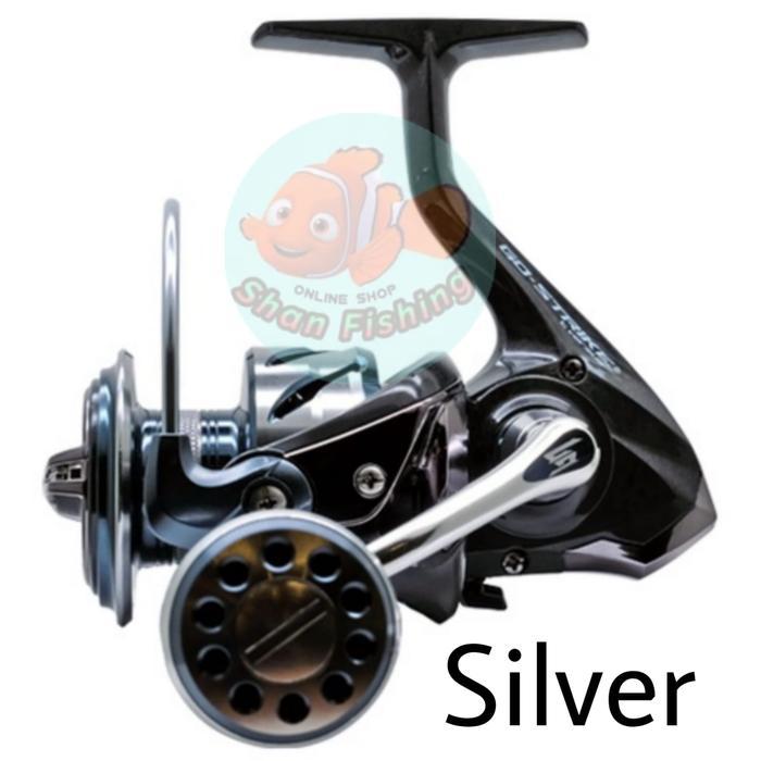 Reel Go Strike Versus Carbotech Saltwater - Silver, 3000