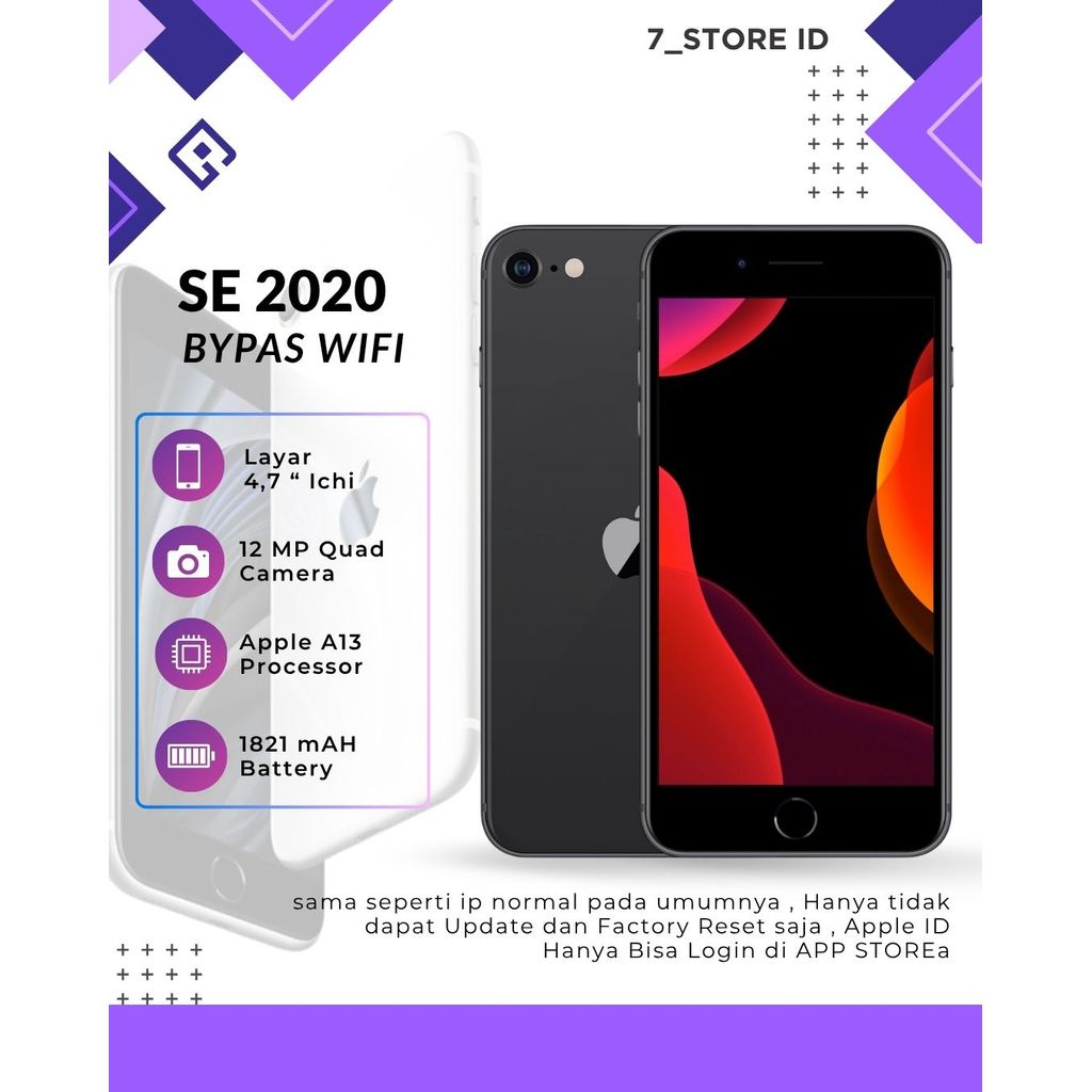 iPhone SE 2020 / XR / 11 / Second Murah Untuk  Game Kamera Digicam IP Second Murah Wifi Only