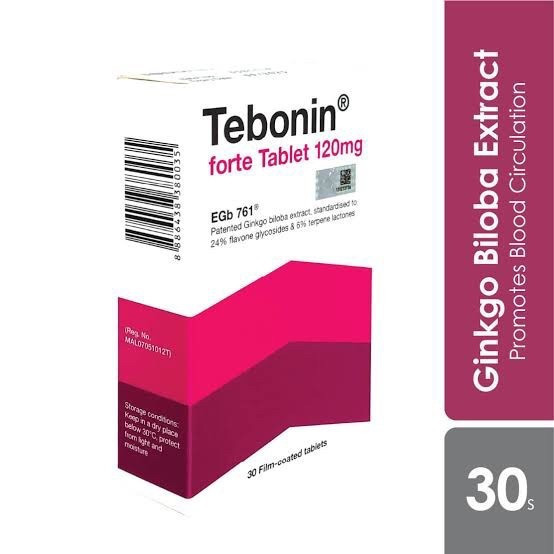 Tebonin Forte 120mg Ginkgo Biloba 30 Tablets