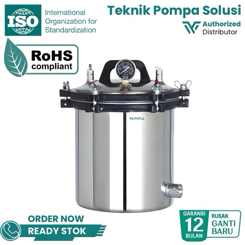 Portable Pressure Steam Sterilizer Autoclave 18 Liter FAITHFULPortable Pressure Steam Sterilizer Aut