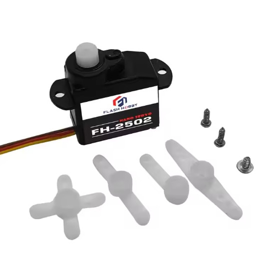 GOTECK GS-2502 Nano Servo 2g pesawat indoor wayang airplane Servo Nano Digital Tanpa Inti dengan Gig