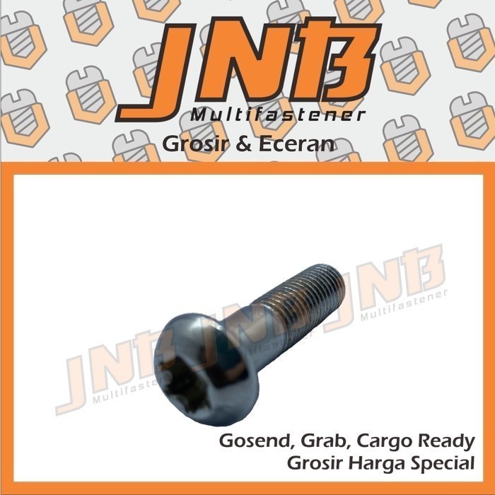 Baut Cakram L Bintang 10 x 35 Baut Cakram / Baut Disc / Baut Piringan /  Baut Disk / Baut Piringan