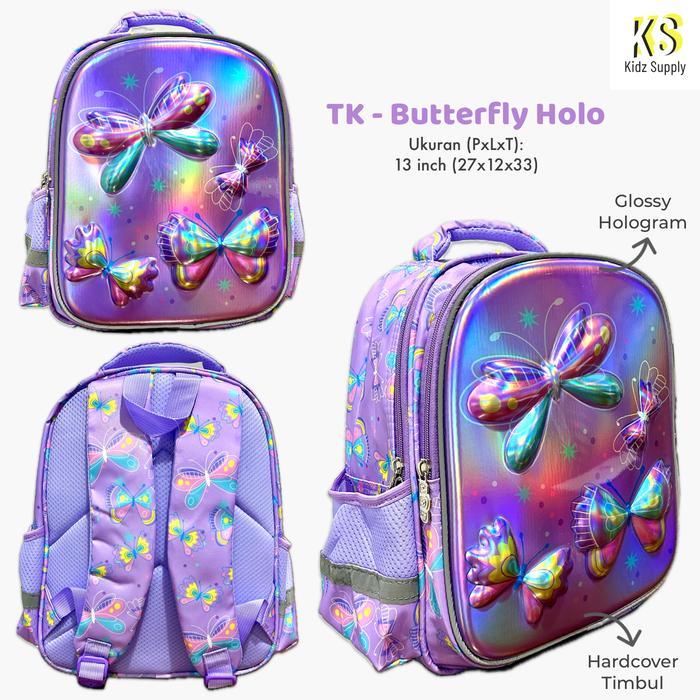 Tas Ransel Anak Laki Laki TK SD Dino Ransel Sekolah Dinosaurus Astronot Mobil Timbul Anti Air Backpa