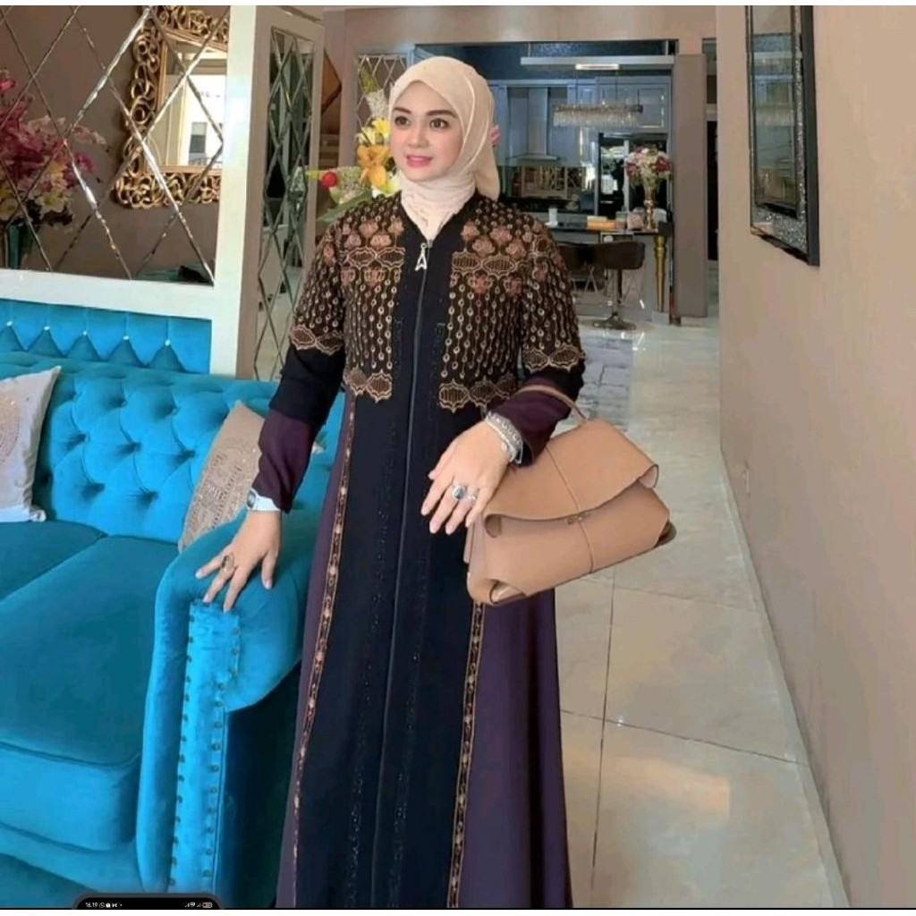 Baju muslim NAZWA MECCA DRESS, NAZWA ABAYA ORIGINl