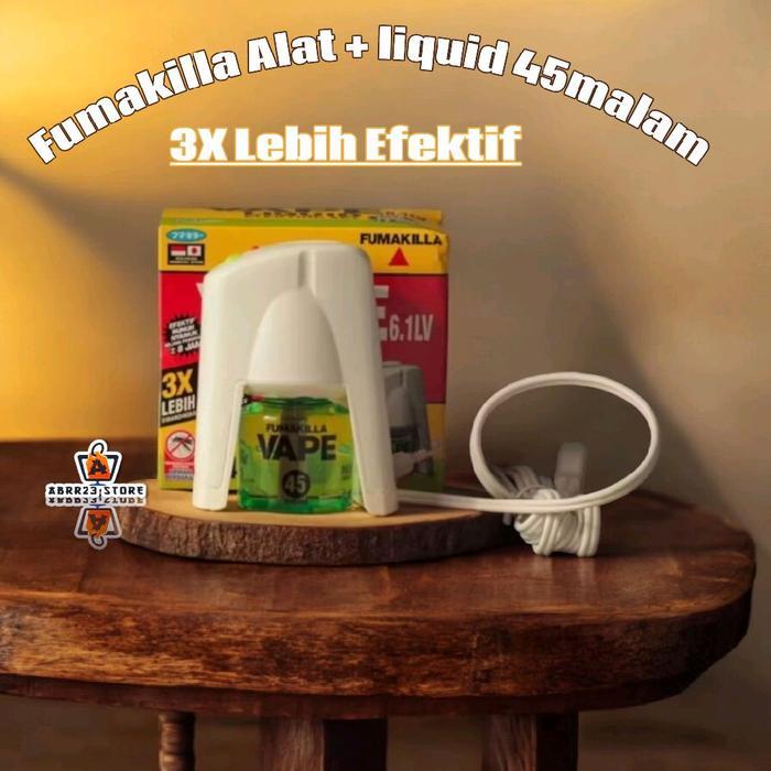 Fumakilla Vape 1 Set Alat+Reffil - Anti Nyamuk Elektrik, Alat Anti Nyamuk Elektrik - FullSet Alat & 