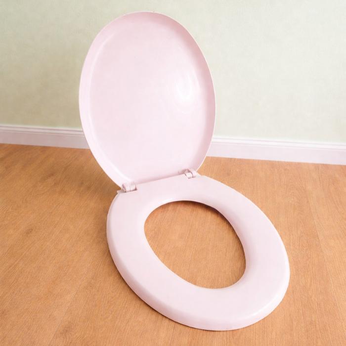 tutup closet duduk toilet cover universal toto american standar pink - Soft Pink