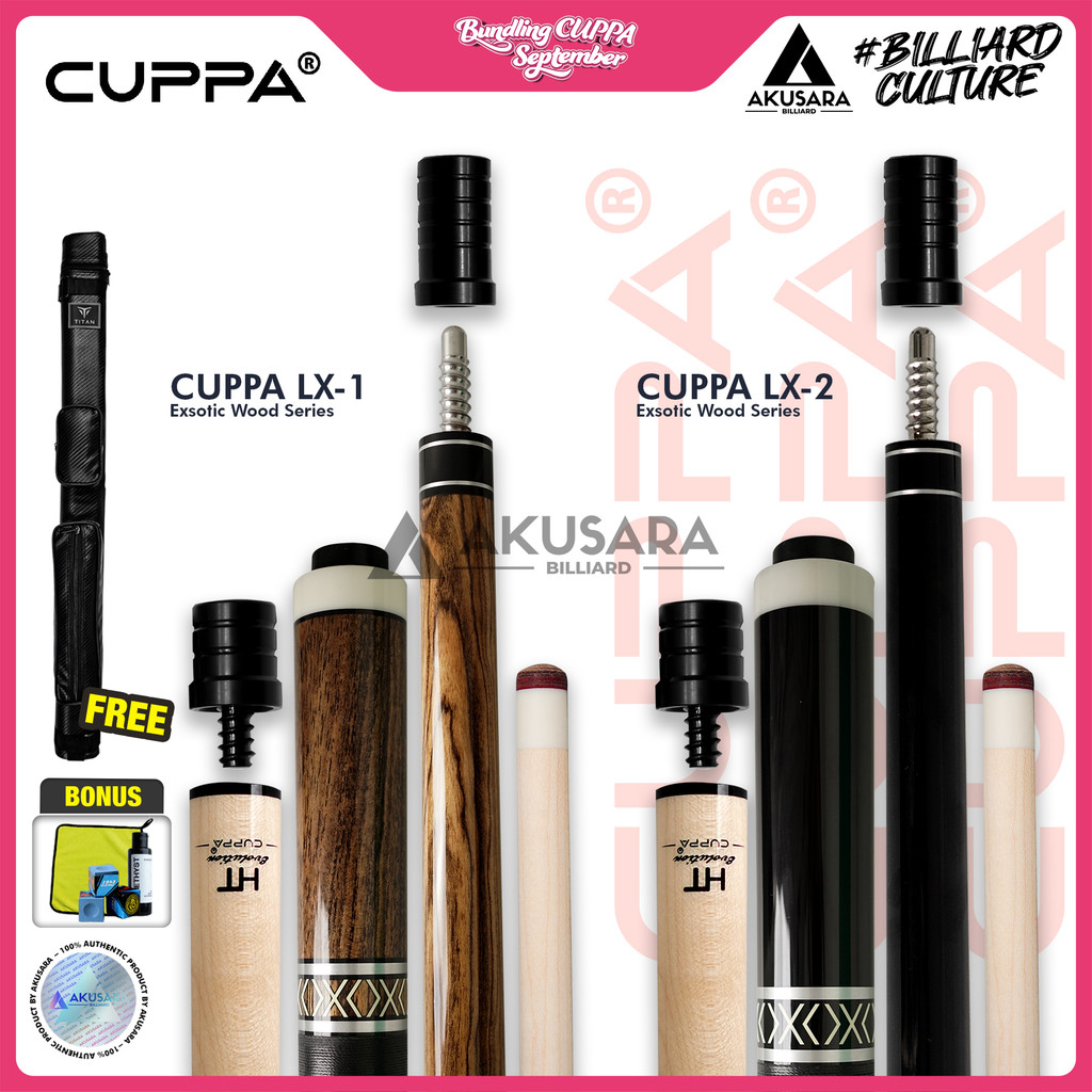 Stik Billiard Cuppa LX Series Low Deflection Shaft Play Cue Stick Billiard