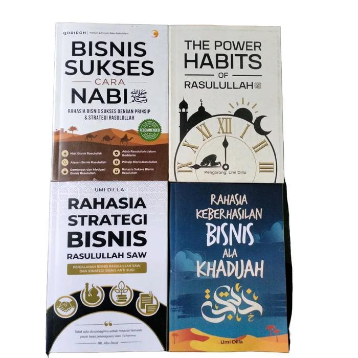 paket 4 buku best seller : BISNIS SUKSES NABI,HABITS RASULULLAH, STRATEGI BISNIS RASULULLAH, STRATEG