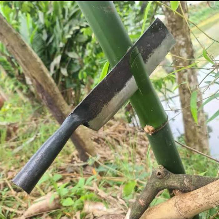 Parang Golok Gagang Besi Pemotong Kayu - Cacah Tulang Cincang Daging