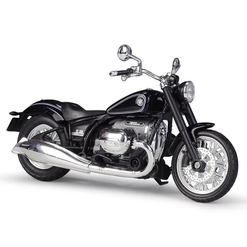 Welly 1:18 Bmw R18 Cruiser Heavy Motorcycle Simulation Alloy Finished Model