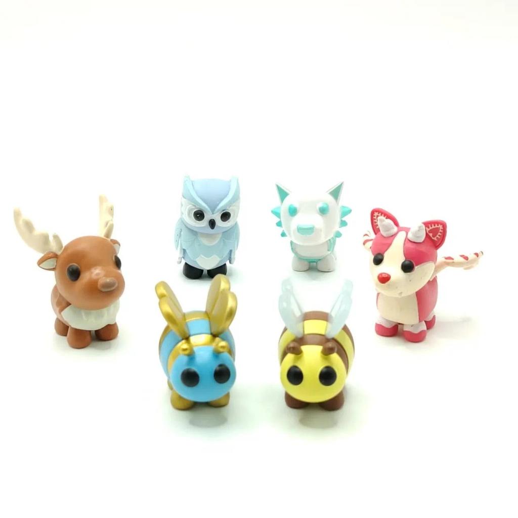 al Adopt Me Pets Bee Owl Reindeer Action Figures Collection Toy Decoration Toys Gifts