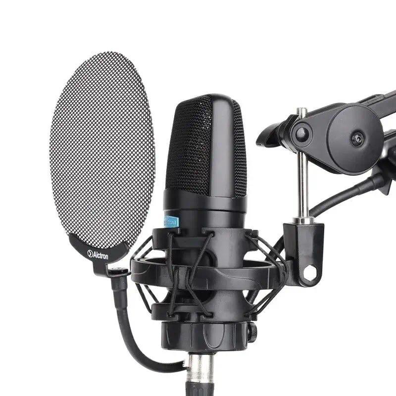 Alctron MA019B All Metal Mesh Pop Filter Protect Microphone From Spray Of Moisture High Quality Mesh