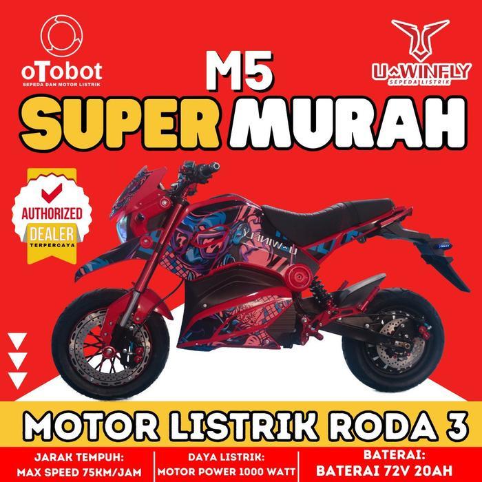 SEPEDA MOTOR UWINFLY M5 PLUS GARANSI RESMI