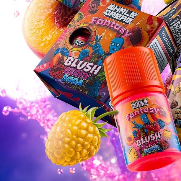 Whale Dream Fantasy Blushberry Soda 60mL by JVS Labz - Liquid WD Fantasy
