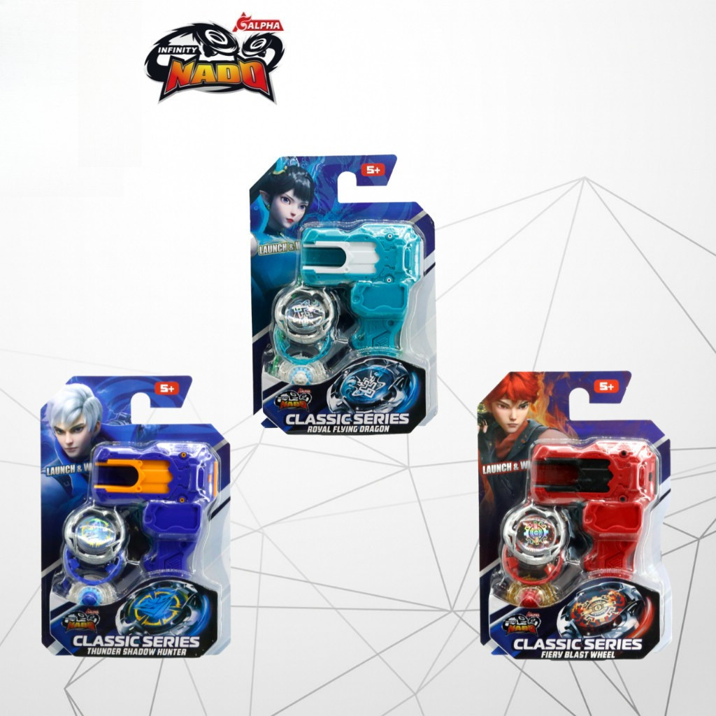 Infinity Nado Series S7 dengan 3 Model - Mainan Gasing Anak Nado
