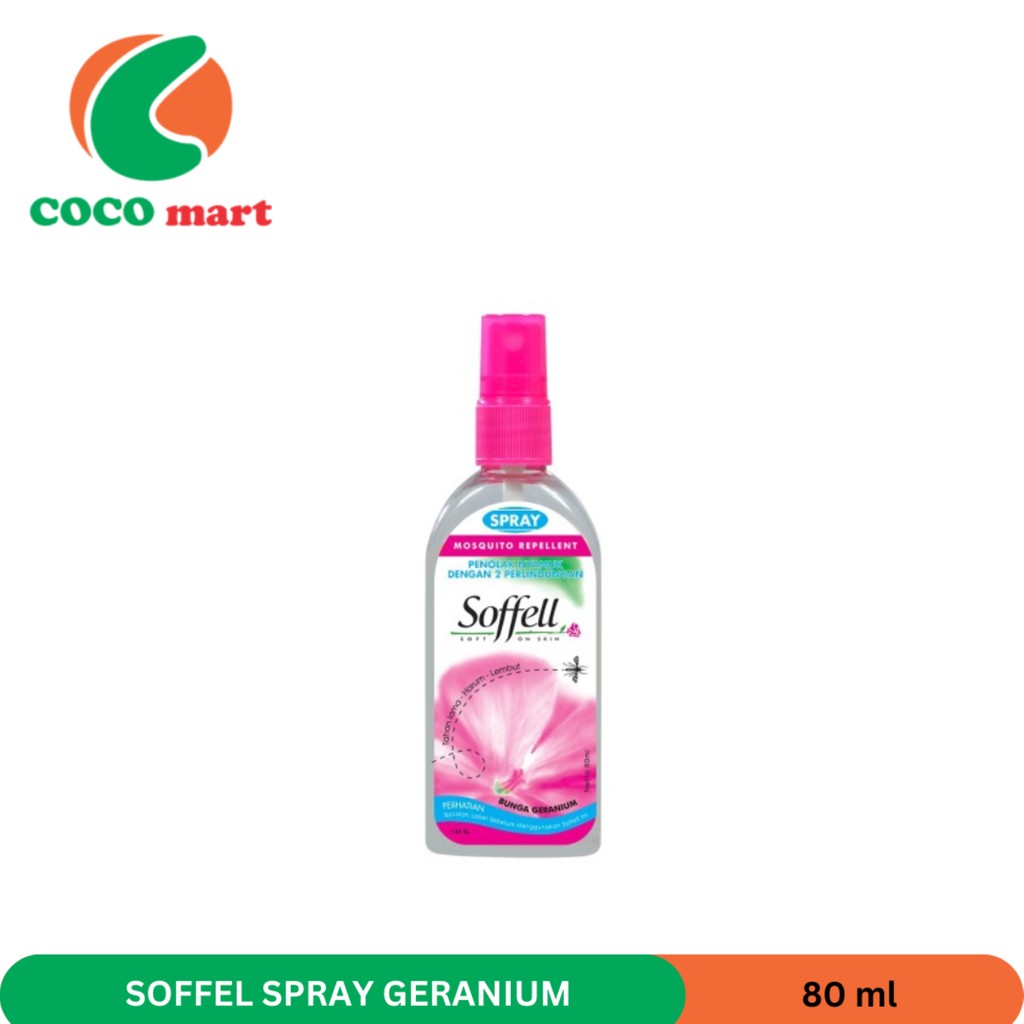 SOFFEL SPRAY GERANIUM 80ML