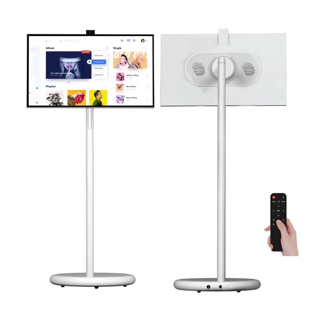 32 Inch Tablet Tv Smart Touch Screen 32" Tv Display Mobile Portable Touch Screen Smart Tv on Wheels