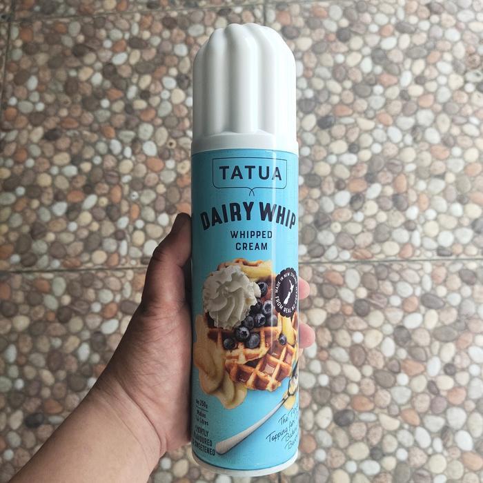 TERLARIS TATUA DAIRY WHIP (WHIPPED CREAM AEROSOL) 250GR