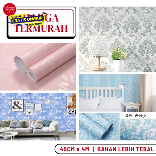 Wallpaper Kamar Wallpaper Stiker Dinding Kamar Tidur Wallpaper Dinding Pink Stiker Dinding Wallpaper