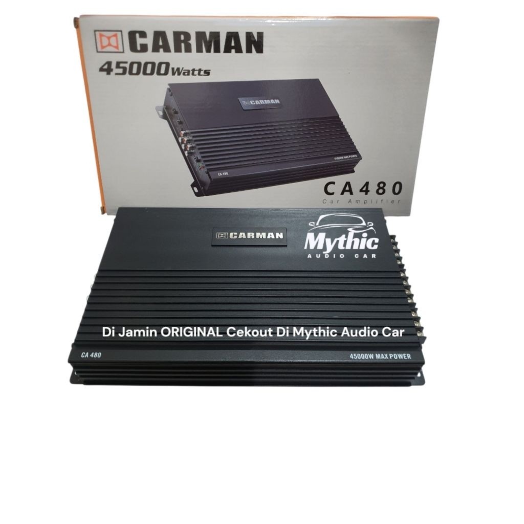 Power Murah Amplifier Carman CA-480 Power 4 Channel 45000 Watts Mosfet Mythic Audio Car