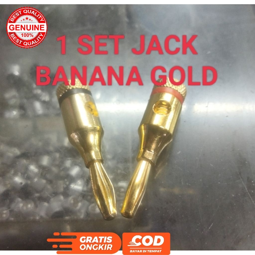 JEK JACK BANANA METAL GOLD SATU SET
