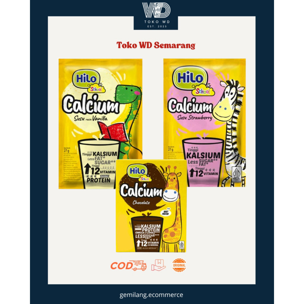 Hilo School Renceng isi 10 Sachet Aneka Rasa