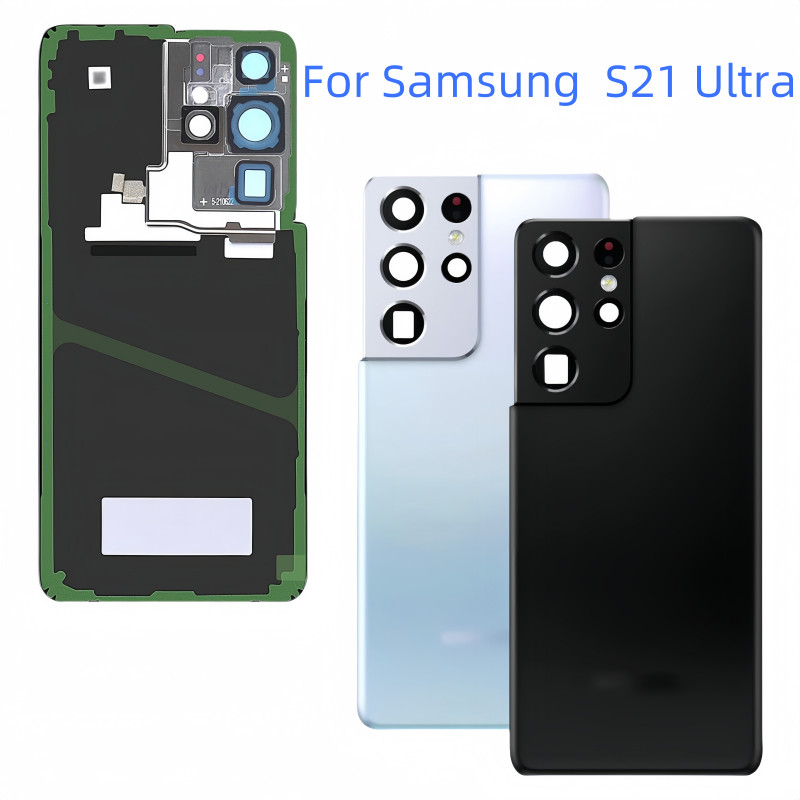 For Samsung Galaxy  S21 Ultra 5G SM-G998B/DS SM-G998U1 SM-G998N SM-G9980  Housing Middle Frame+Batte