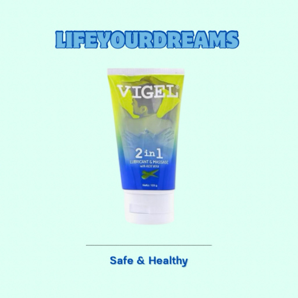 Vigel 2 In 1 Lubricating And Massage Gel 125g / Pelumas Vigel