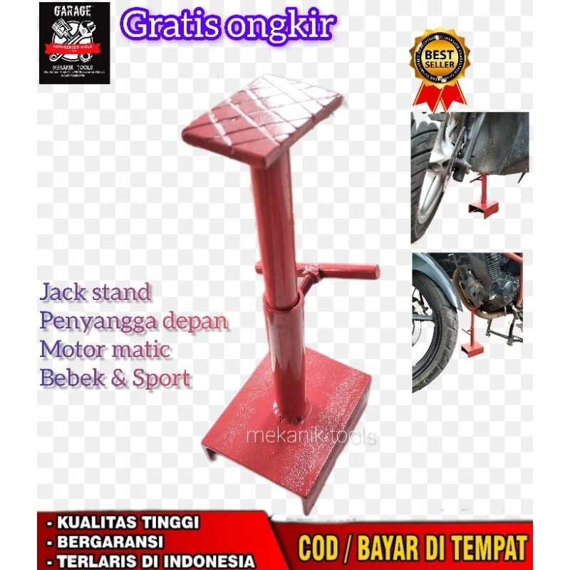 Jack stand penyangga Ganjal Mesin Motor Matic Bebek Sport Dongkrak Depan Motor TERMURAHCOD