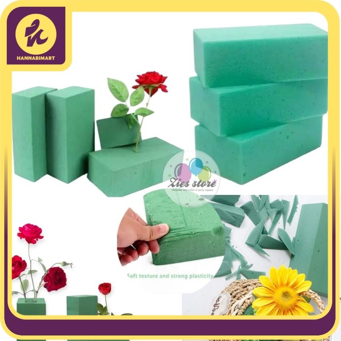Diskon Floral Foam busa gabus kering / foam busa bunga tanaman artificial
