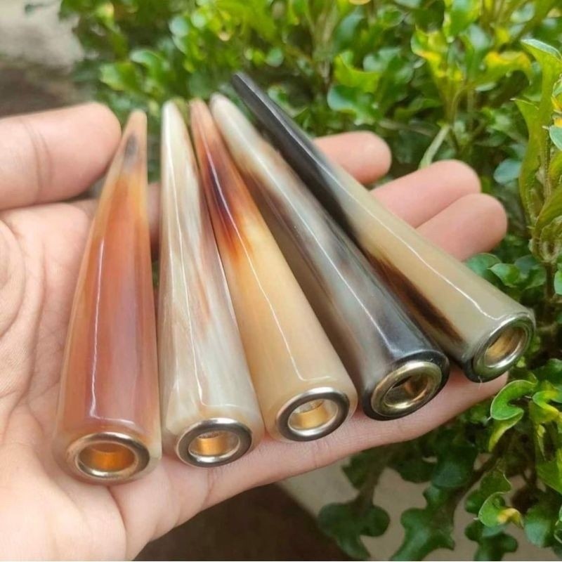 once pipa tanduk kerbau superan bule / hitam bervariasi termurah