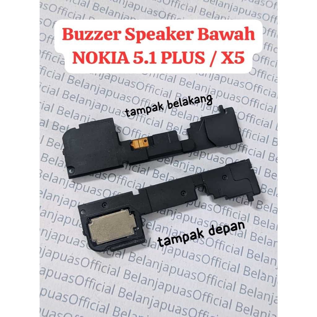Buzzer Buzer Bazer Speaker Spiker Bawah Nada dering Loudspeaker Musik Music NOKIA 5.1 PLUS 5X