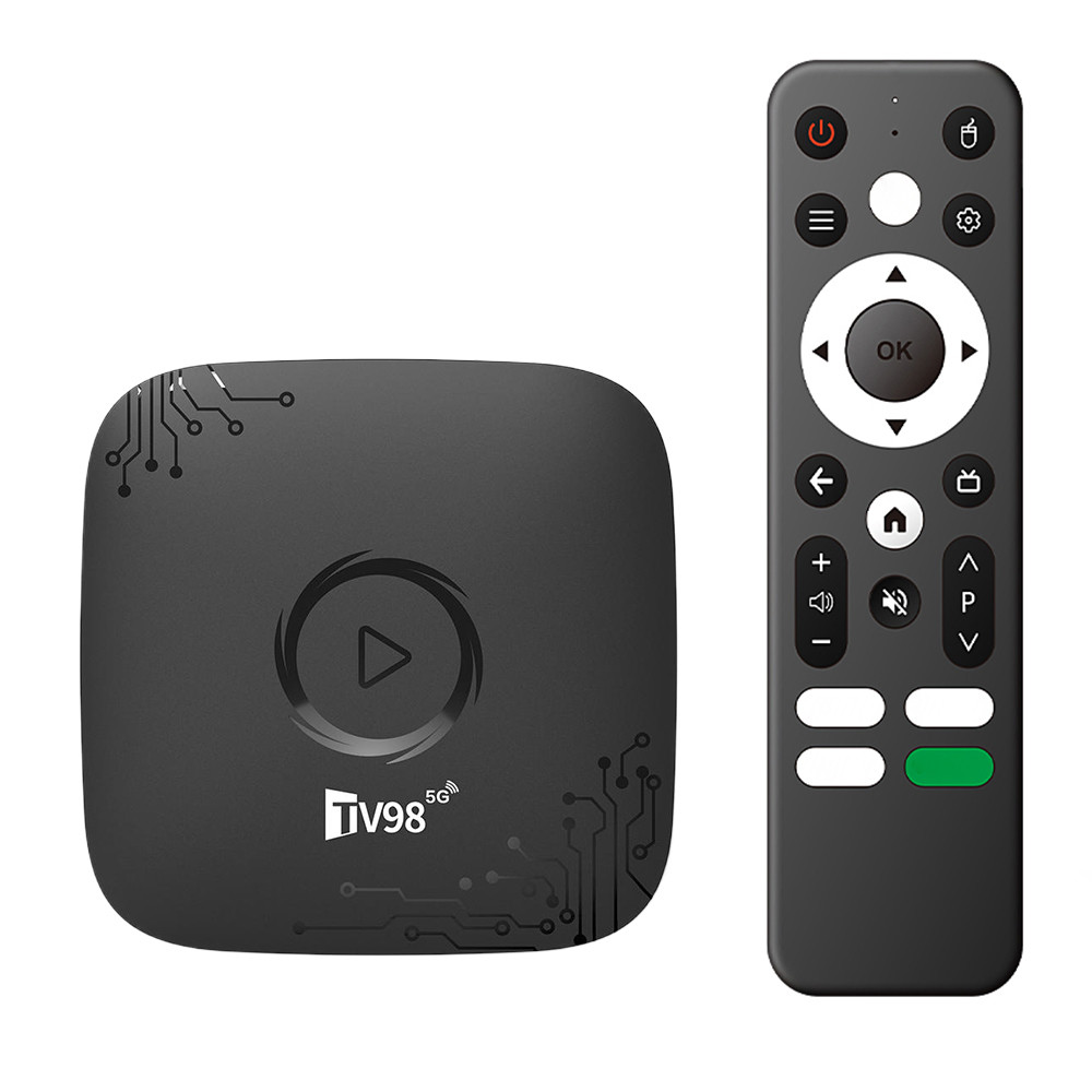 Android 14 Smart TV Box Quad Core ARM Cortex-A53 Home Video Player RK3518 Chip Set Top Box for HD Mo