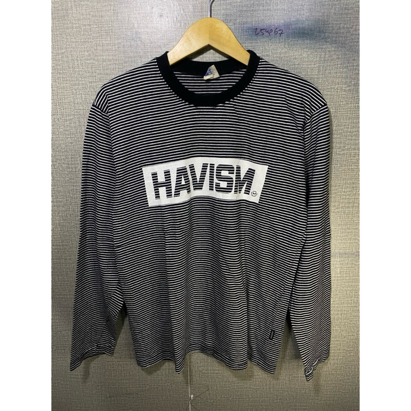 KAOS KATUN SALUR HAVISM HITAM SIZE M