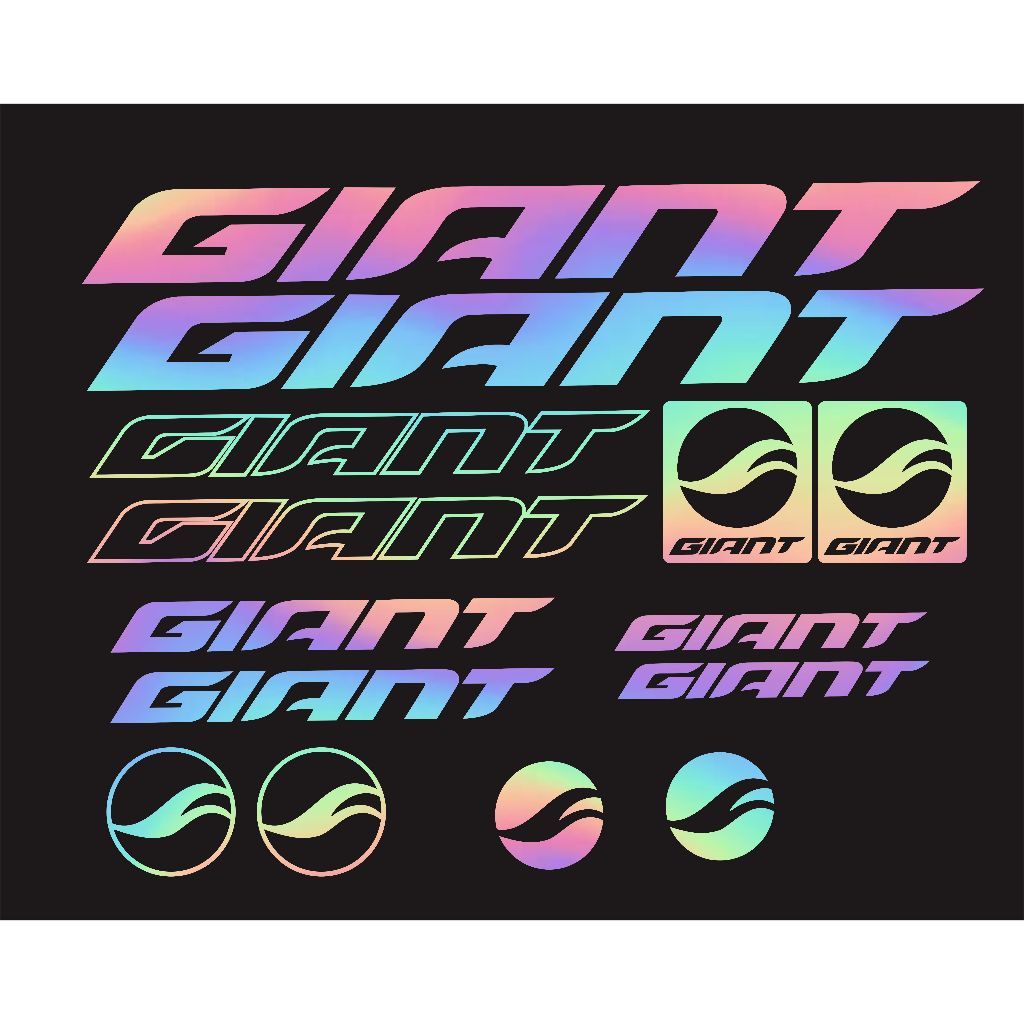 Decal cutting stiker sepeda giant mtb