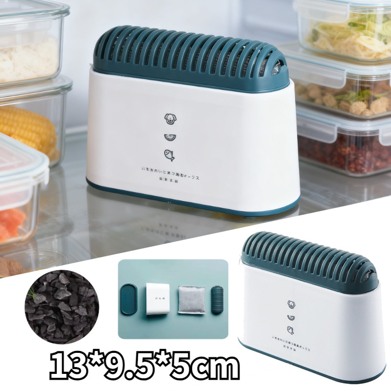 Anti Bau Kulkas Arang Bambu Penghilang Bau Tidak Sedap & Penjaga Kesegaran Makanan Alami & Efektif