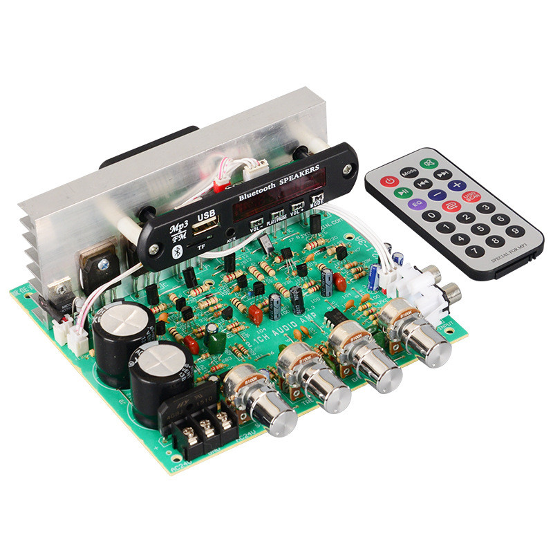 New DX-2.1 Bluetooth amplifier board, 2.1 channels, high-power, pluggable USB drive, TF card, 3.5 au