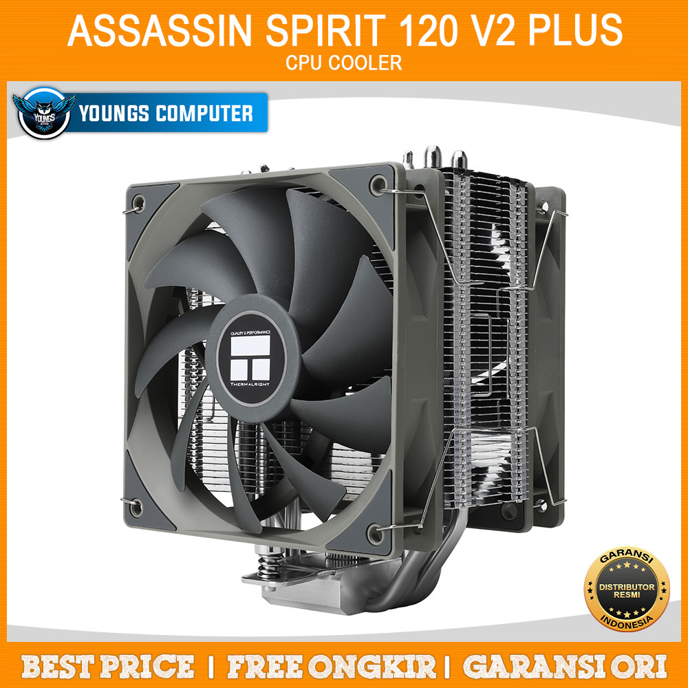 THERMALRIGHT ASSASSIN SPIRIT 120 V2 PLUS Black (2x 120mm Fan)
