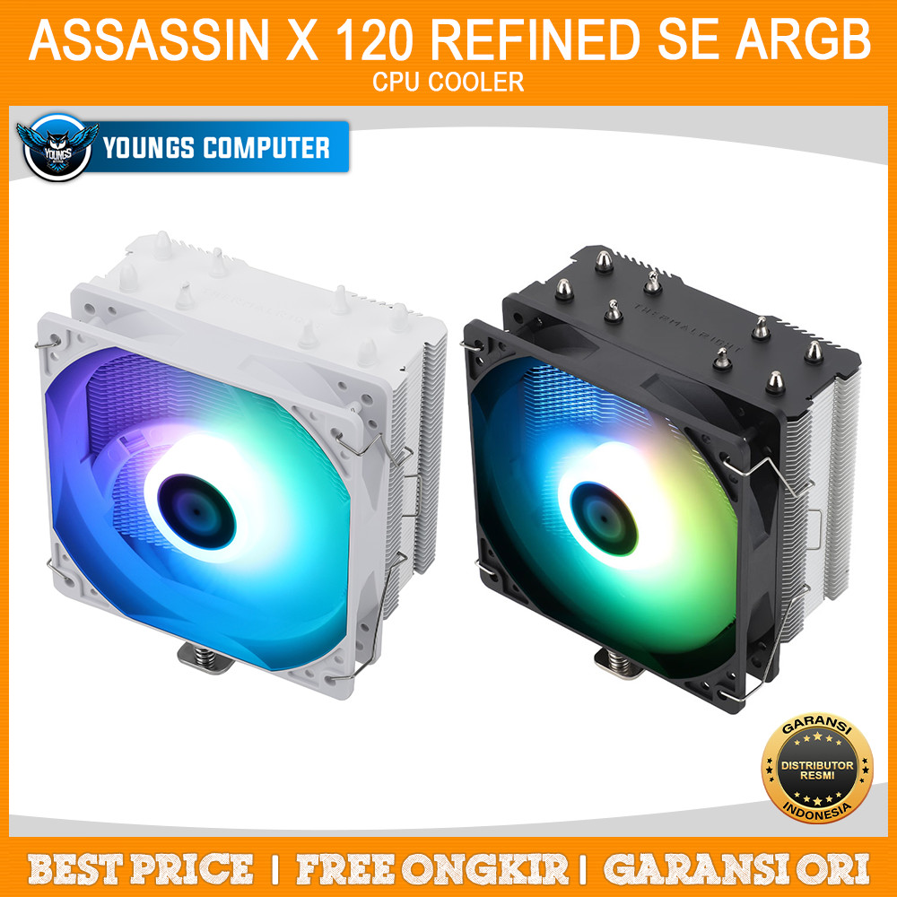 THERMALRIGHT Assassin X 120 Refined SE ARGB Black / White