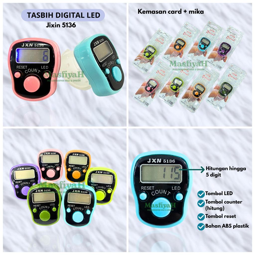 TASBIH DIGITAL LED BOX TASBIH DIGITAL JIXIN 5136 TASBIH DIGITAL LED CARD TASBIH DIGITAL MINI TASBIH 